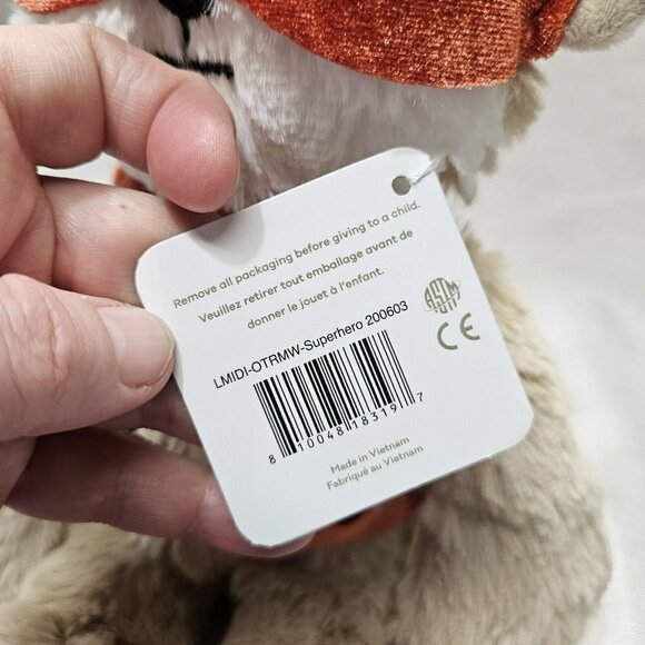 Special Edition Slumberkins Otter Kin Hero Camp Superhero plush stuffed Animal - Picture 3 of 7